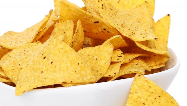 Nachos caseros.