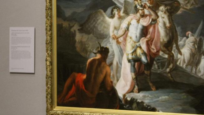 El cuadro, cuando llegó en 2011 al Museo del Prado, donde se exponía en depósito desde entonces