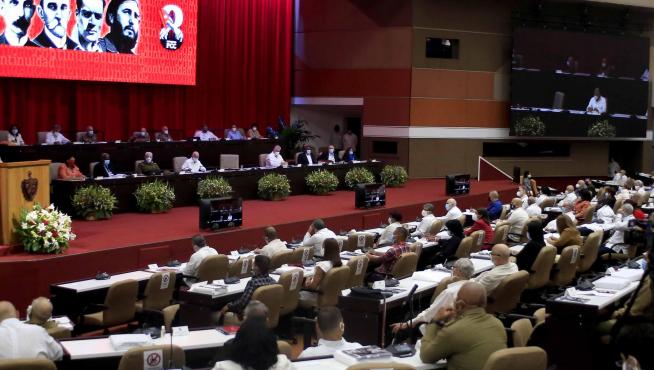 Inauguración del VIII Congreso del Partido Comunista de Cuba.