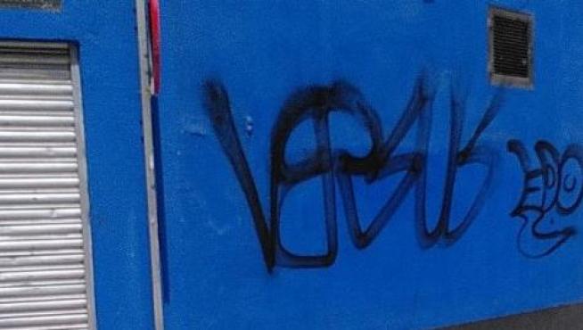Pintadas vandálicas.