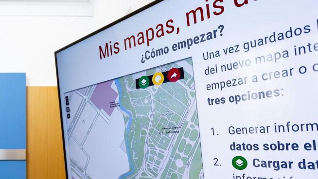 Presentación de la nueva aplicación en la sede electrónica del Ayuntamiento para diseñar mapas interactivos