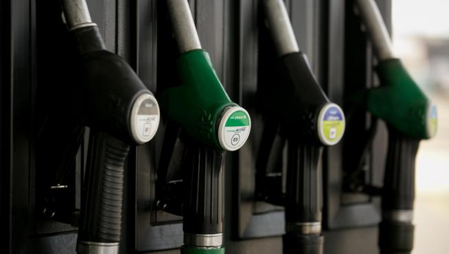Gasolinera en Zaragoza.