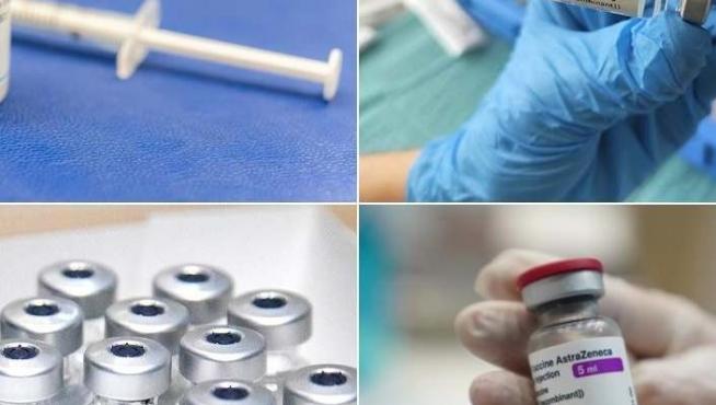 Vacunas de Pfizer, Moderna, Janssen y AstraZeneca