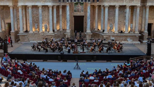 Concierto organizado por el grupo de Ciudades Patrimonio de la Humanidad de España a cargo de la Orquesta Sinfónica Freixenet de la Escuela Superior de Música Reina Sofía