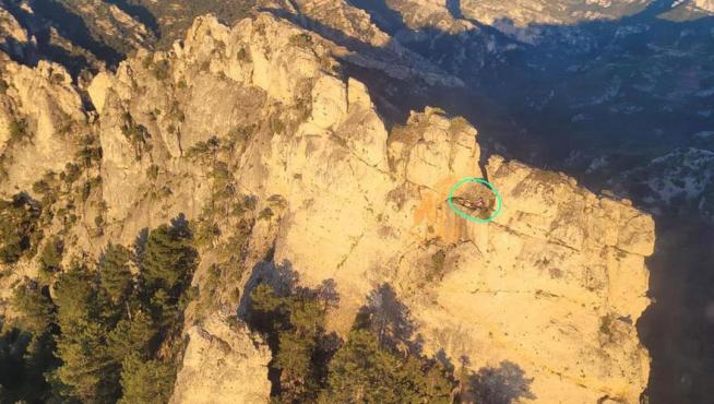 Rescate de un escalador que había sufrido una caída desde una altura de 5 metros en la cresta Sola D'Justa