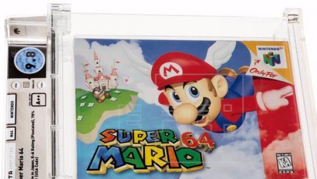 Subastan un videojuego de "Super Mario 64" por 1,56 millones de dólares