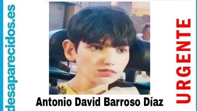 Fotografía del niño desaparecido