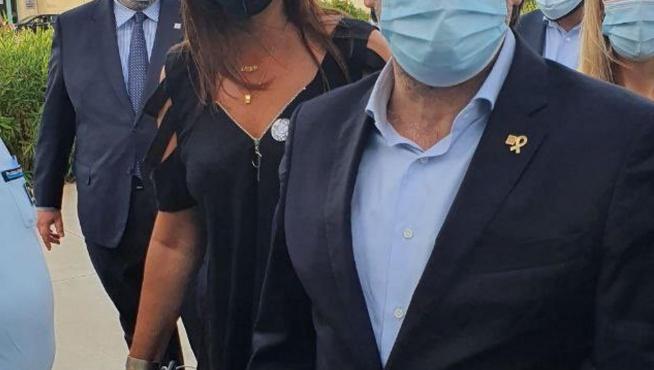 El expresidente de la Generalitat Carles Puigdemont sale de la prisión de Bacali, en Sàsser (Italia)