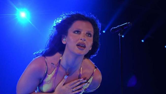 Concierto de Nathy Peluso en el Pilar 2021 en Zaragoza