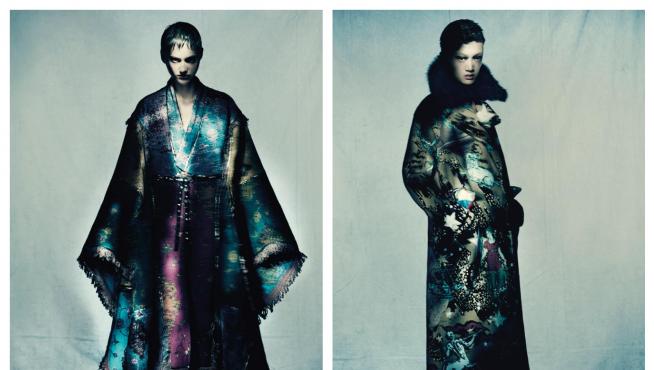 Dos abrigos de la colección 'Atelier' de Zara