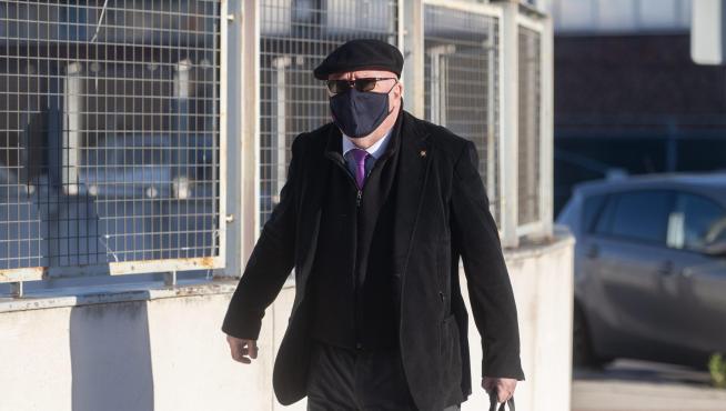 Villarejo, a su llegada al juzgado