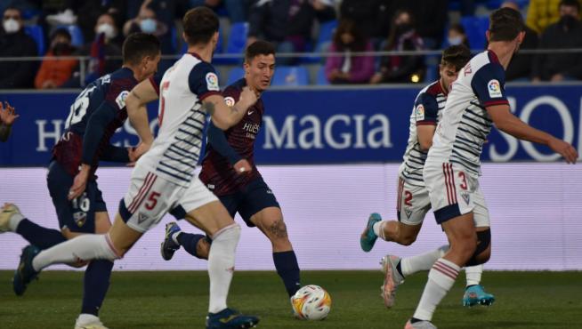 Imágenes del partido entre la SD Huesca y el Mirandés