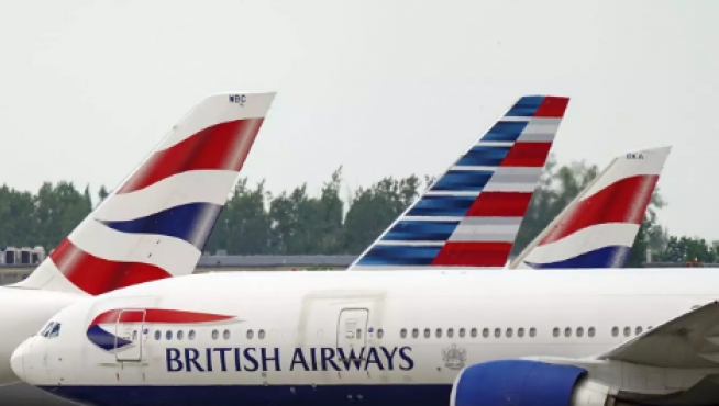 Aviones de British Airways en el aeropuerto de Heathrow, en Londres.