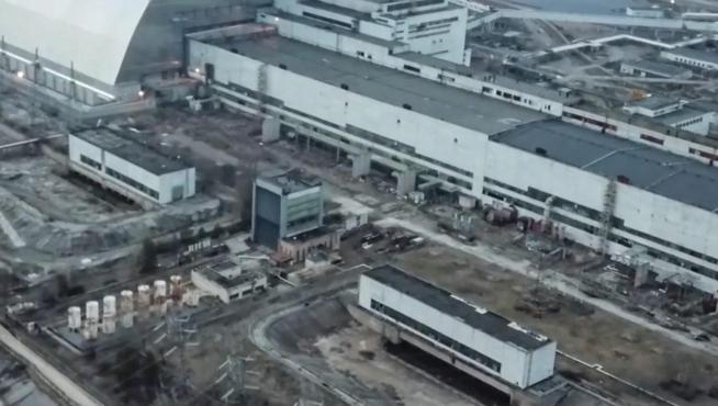La central nuclear de Chernóbil, este miércoles. UKRAINE RUSSIA CONFLICT