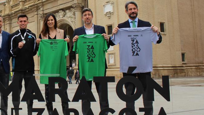 Presentación de la maratón de Zaragoza