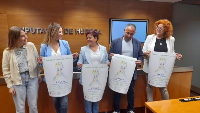 En la presentación de la Andada se ha mostrado el cartel anunciador, obra de María Catalán.