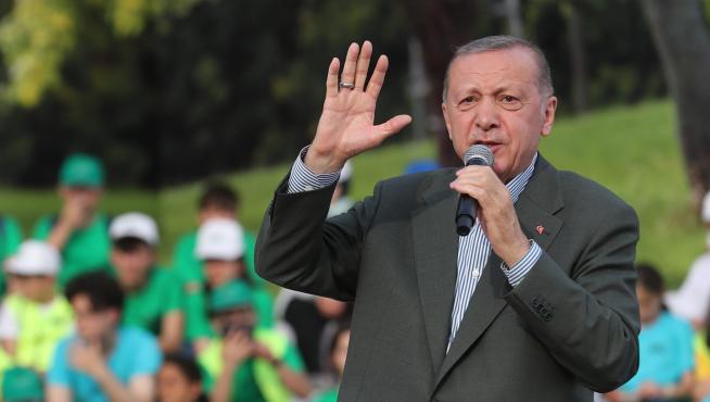 Erdogan, en un discurso público.