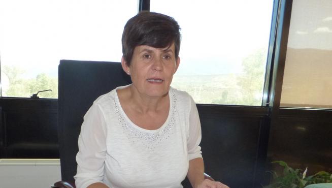 Lourdes Arruebo, presidenta de la Comarca Alto Gállego.