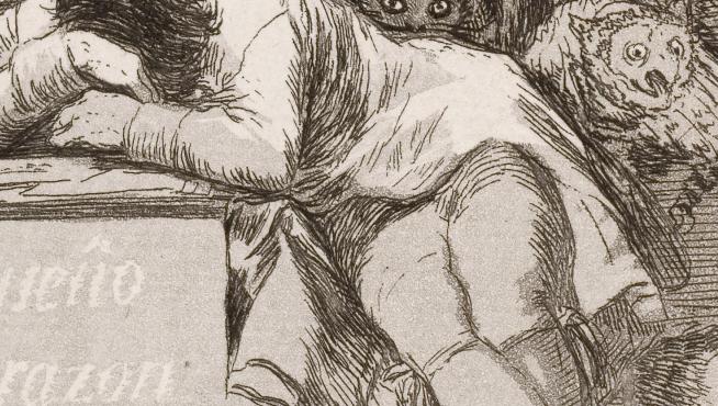 Estampa de Goya en la que está inspirada la obra de Buero Vallejo que se representará en Zaragoza.