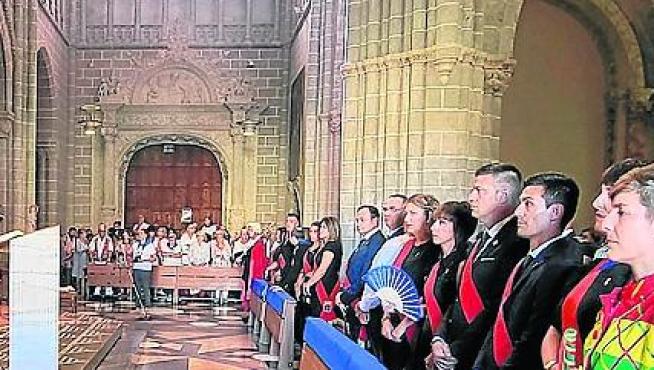 Misa solemne en la Catedral de Santa María de la Huerta
