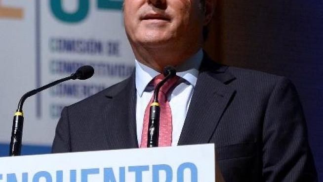 Antonio Garamendi, presidente de CEOE, en la apertura del II Encuentro Comercio C4 CEOE en Valladolid