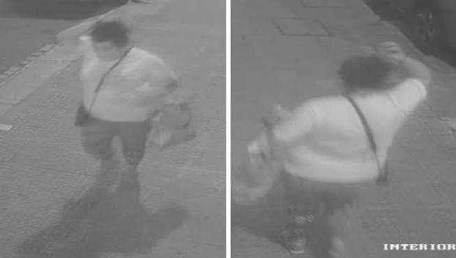 Imágenes de la cámara de seguridad que muestran a la secuestradora