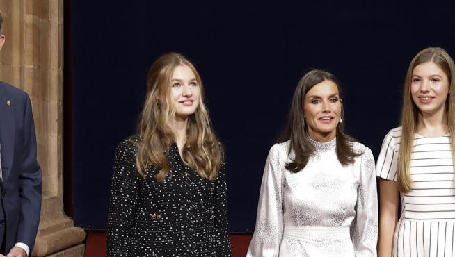 La Familia Real en los Premios Princesa este viernes en Oviedo.
