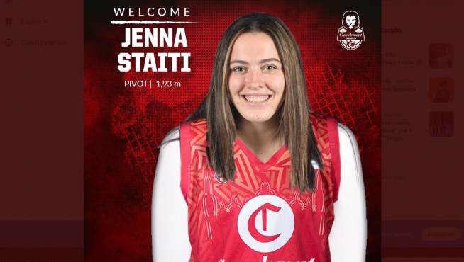 Jenna Staiti, nueva jugadora del Casademont Zaragoza