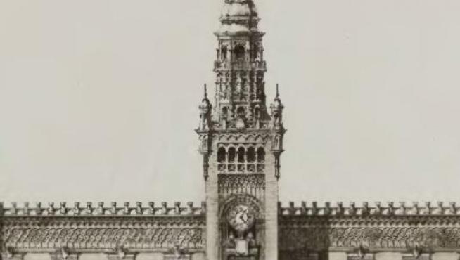 La gran fachada, de 160 metros, daría a la plaza de Castelar, hoy rebautizada como de los Sitios.