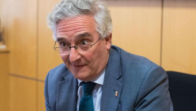 El consejero de Agricultura, Ganadería y Medio Ambiente del Ejecutivo del Gobierno de Aragón, Joaquín Olona