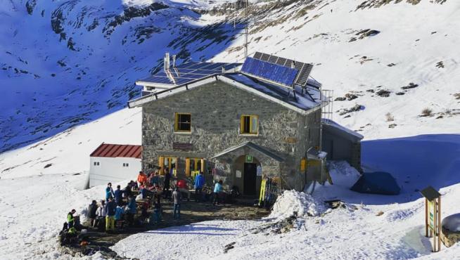 El refugio de Goriz, en el valle de Ordesa.