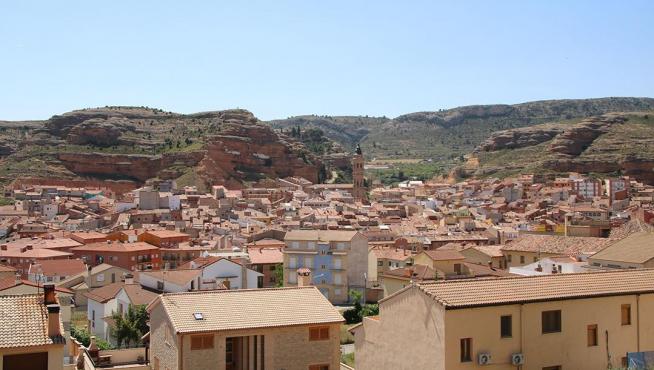 Vista general de la localidad de Alcorisa.
