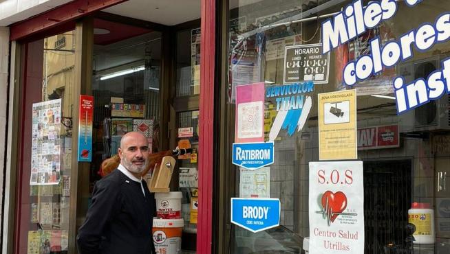 Sergio Repolles, en su establecimiento actual.