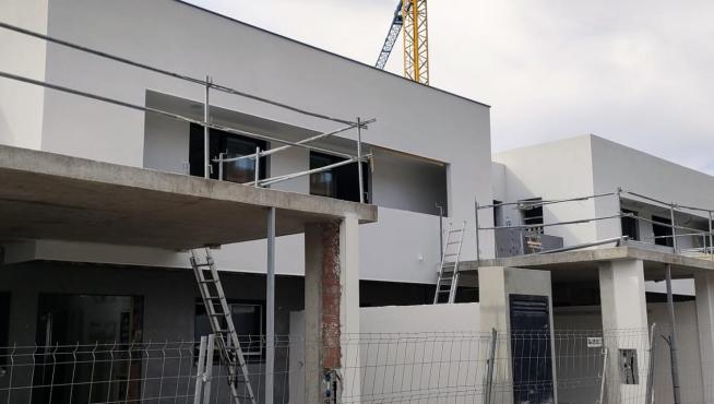 Las obras del residencial avanzan a buen ritmo.