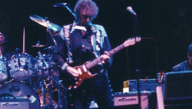 El primer concierto de Dylan en Aragón, en Huesca en 1993.