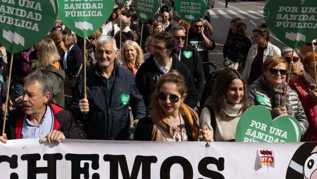 La manifestación, este sábado por las calles de Zaragoza