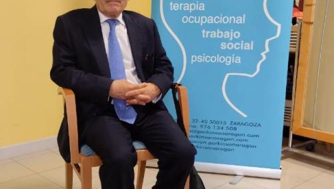 Amador Plaza padece Párkinson desde hace 32 años y es el presidente de la Asociación de Párkinson Aragón.