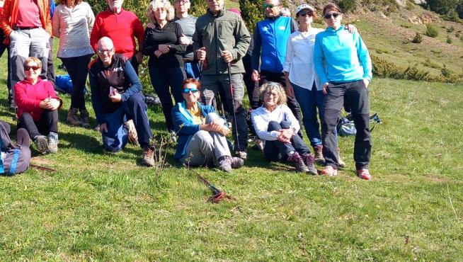 Foto de familia durante la excursión