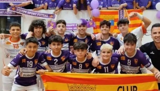 El Equipe Sport infantil que luchará por ser campeón de España.