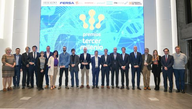 Entrega de los Premios Tercer Milenio 2023, en el Espacio Fersa en Plaza Zaragoza