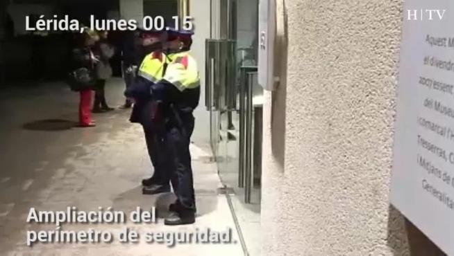 Así ha sido el operativo de traslado de los bienes de Sijena