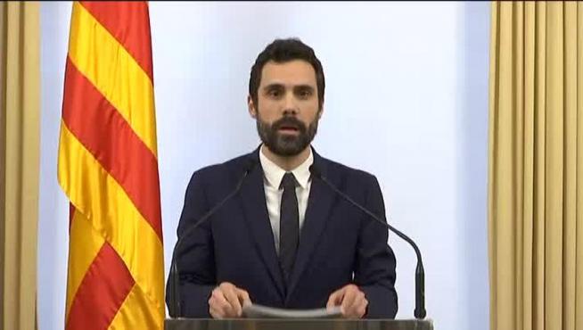 Torrent mantiene la candidatura de Puigdemont pese al recurso anunciado por el Gobierno