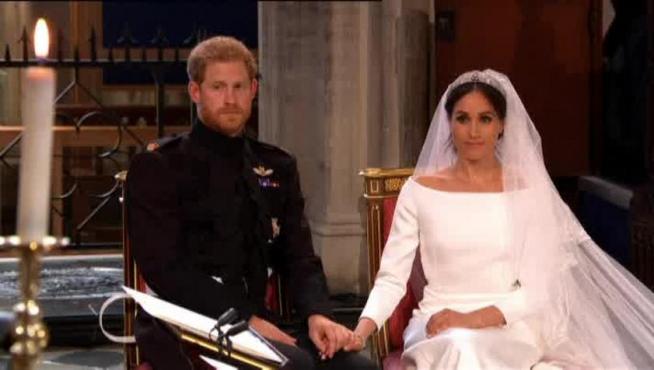 El príncipe Harry y Meghan Markle se dan el 'sí quiero'