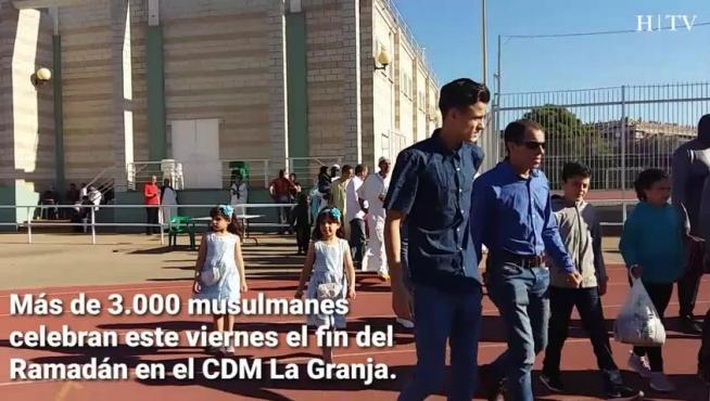 Miles de musulmanes se reúnen este viernes en La Granja para celebrar el fin del Ramadán
