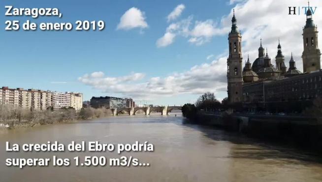 La DGA activa la alerta por la previsión de crecida ordinaria del Ebro