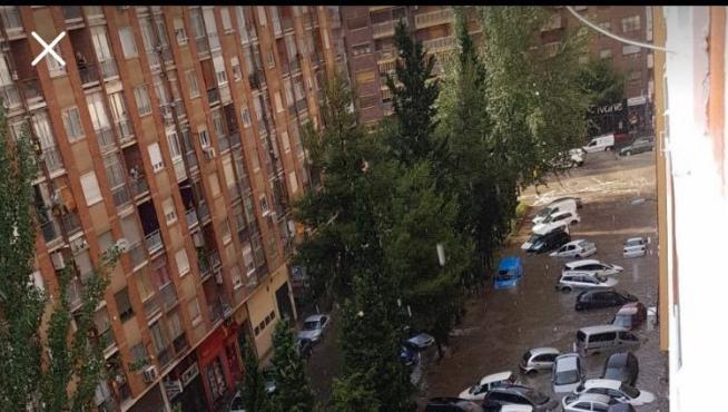Fuerte tomenta en Zaragoza