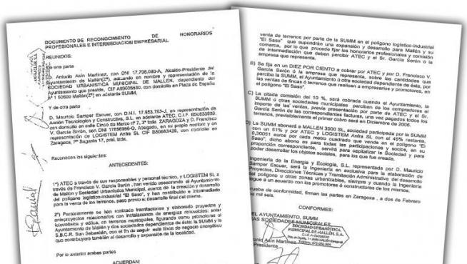 El documento fue firmado por el alcalde de Mallén