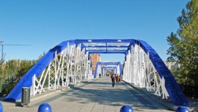 El Puente de Hierro se vestirá con los colores del Real Zaragoza