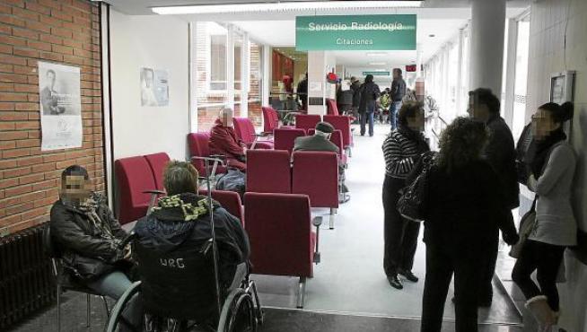 El área de Citaciones del hospital Obispo Polanco de Teruel registra a diario una gran actividad.