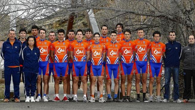 Formación del CAI-Club Ciclista Aragonés para esta temporada.